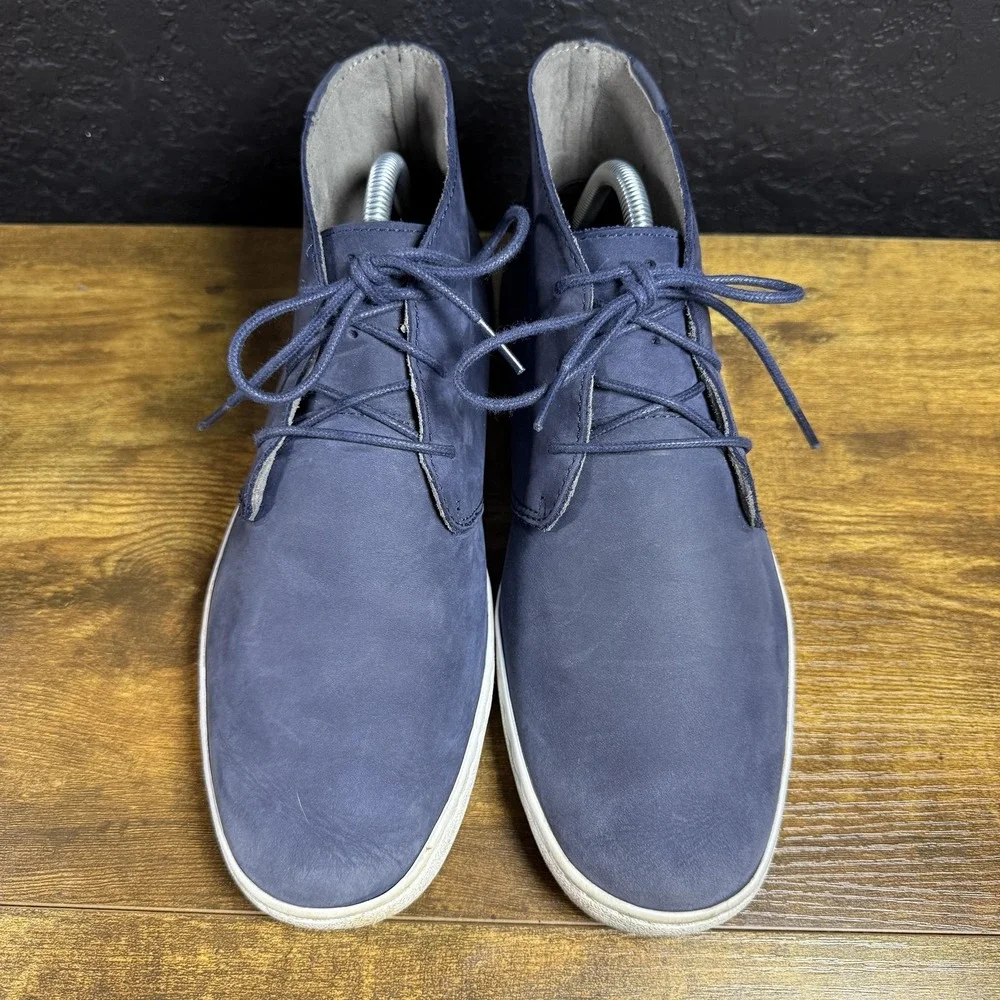 Cole Haan Pinch Maine C21071 Blue Leather Chukka Boots Mens 8.5M